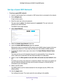 Page 74Specify Network Settings 74
Orbi High-Performance
 AC3000 Tri-band WiFi System 
Set Up a Guest WiFi Network
To set up a guest WiFi network:
1. Launch a web browser from a computer or WiFi device that is connected to\
 the network.
2.  Enter  orbilogin.com.
A login window opens.
3.  Enter the router user name and password.
The user name is  admin. 
 The default password is password . The user name and 
password are case-sensitive.
The BASIC Home page displays.
4.  Select  Guest Network .
5. Select the...