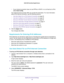 Page 26Specify Your Internet Settings 
26 N600 WiFi Dual Band Gigabit Router 
•If your Internet connection does not use PPPoe or DHCP, or is not fixed but is IPv6, 
select Auto Config. 
Your Internet service provider (ISP) can provide this information. For more information 
about IPv6 Internet connection, see the following sections:
-Use Auto Detect for an IPv6 Internet Connection on page 26
-Use Auto Config for an IPv6 Internet Connection on page 28
-Set Up an IPv6 6to4 Tunnel Internet Connection on page 29...