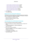 Page 26Specify Your Internet Settings 
26 N900 WiFi Router 
-Use Auto Config for an IPv6 Internet Connection on page 28
-Set Up an IPv6 6rd Tunnel Internet Connection on page 29
-Set Up an IPv6 6to4 Tunnel Internet Connection on page 30
-Set Up an IPv6 Pass Through Internet Connection on page 32
-Set Up an IPv6 Fixed Internet Connection on page 32
-Set Up an IPv6 DHCP Internet Connection on page 34
-Set Up an IPv6 PPPoE Internet Connection on page 35
6. Click the Apply button.
Your changes take effect....