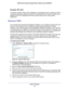 Page 125Advanced Settings125
 N600 Wireless Dual Band Gigabit ADSL2+ Modem Router DGND3700
Disable SIP ALG
The Session Initiation Protocol (SIP) Application Level Gateway (ALG)\
 is enabled by default 
to optimize VoIP phone calls that use the SIP. The Disable SIP ALG check\
 box allows you to 
disable the SIP ALG. Disabling the SIP ALG might be useful when running \
certain 
applications.
Dynamic DNS
If your network has a permanently assigned IP address, you can register \
a domain name and 
have that name...