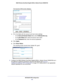 Page 165NETGEAR VPN Configuration165
N600 Wireless Dual Band Gigabit ADSL2+ Modem Router DGND3700
The Dynamic DNS screen displays:
c. 
Fill in the fields with the account and host name settings.
•     In the Host and Domain Name field, enter fvl328.dyndns.org.
•     In the User Name field, enter the account user name.
•     In the Password field, enter the account password.
d.  Click  Apply.
e.  Click  Show Status . 
The resulting screen should show Update OK: good:
4.  Configure the N600 Wireless Dual Band...