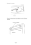 Page 33
Connector
Hex head screw (M8x20)
Header assy
Connector
2. Disconnect  the  connector.
3. Ensure that the header assy is being held firmly to prevent it falling and
remove the 4off hex head set screws (M8x20), and remove the header
assembly. 