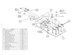 Page 58Page 53
SPRING WASHER
ITEM
DESCRIPTION
PART No.
QNTY
E1
SCHAFFNER IEC MAINS INLET
66000043
1
E2
MAINS SWITCH - D/POLE
60000000
1
E3
MAINS FILTER
62400001
1
E13
LINK PCB ASSEMBLY
XAD-LINK PCB
1
B1
M3x12 POZI PAN HEAD SCREW - BZP
26300133
2
B2
M6x16 POZI PAN HEAD SCREW - BZP
88300790
8
M6 FLAT WASHER H/DUTY - BZP
28000037
8
M6 SPRING WASHER TYPE B - BZP
28000034
8
B3
M4x12 POZI PAN HEAD SCREW - BZP
26300057
6
M4 FLAT WASHER H/DUTY - BZP
28000036
4
M4 SPRING WASHER TYPE B - BZP
28000035
6
B4
M5x12 SECURITY...