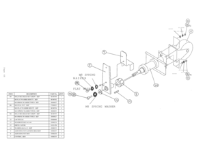 Page 73Page 68
M8 SPRING WASHER M8 SPRING
WASHER
M 8
FLAT WASHER
 M10 FLAT WASHER
M10 SPRING
WASHERM10 SPRING
WASHER
M10 FLAT WASHER
ITEM
DESCRIPTION
PART No.
QNTY
B8
M8x20 HEX HEAD SET SCREW - BZP
88300700
1
M8 FLAT WASHER H/DUTY - BZP
88300702
1
M8 SPRING WASHER TYPE B - BZP
28000027
1
B6
M10 FULL NUT - BZP
27000023
4
M10 FLAT WASHER H/DUTY - BZP
88300794
4
M10 SPRING WASHER TYPE B - BZP
28000023
4
B2
M8x16 HEX HEAD SET SCREW - BZP
88300795
1
M8 SPRING WASHER TYPE B - BZP
28000027
1
22
LOCTITE 242
95000009...