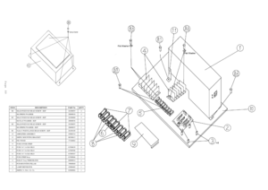 Page 94Page 89
ITEM
DESCRIPTION
PART No
QNTY
B4
M4x20 POZI PAN HEAD SCREW - BZP
26300055
4
M4 SPRING WASHER
28000018
4
B3
M4x25 POZI PAN HEAD SCREW - BZP
26300060
4
M4 FLAT WASHER - BZP
28000036
4
B2
M4x20 POZI PAN HEAD SCREW - BZP
26300055
1
M4 SPRING WASHER - BZP
28000035
1
B1
No6x½ POZI FLANGE HEAD SCREW - BZP
26100169
4
12
AMPLIFIER ASSEMBLY
45000314
1
11
SMPSU MOUNTING BRACKET
88300613
1
10
PSU WOOD
37100062
1
9
FUSE COVER STRIP
--------
1
8
FUSE 1¼ 1A SLO-BLO
63500639
4
7
FUSE 1¼ 2A SLO-BLO
63500506
3
6...