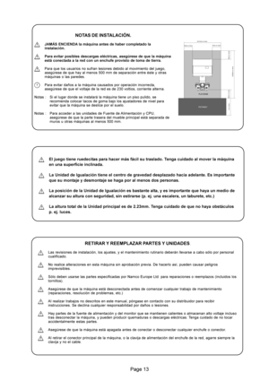 Page 13
2m10cm or more
50cm or more
50cm or more
50cm or more 50cm or more
2m90cm or more 1m or more
PLAYZONE
PATHWAY
				
		





P8




R
P





R(



P
%	T






?P



;9

...