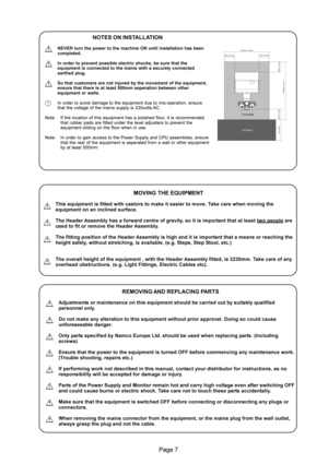 Page 7
2m10cm or more
50cm or more
50cm or more
50cm or more 50cm or more
2m90cm or more 1m or more
PLAYZONE
PATHWAY
	

	

	
	


		
	
	

	










		
	

	



	


	


	





	




	


	
	







 



	

	


!		
#
	






	

	...