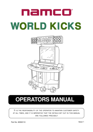 Page 1OPERATORS MANUAL
IT IS THE RESPONSIBILITY OF THE OPERATOR TO MAINTAIN CUSTOMER SAFETY
AT
 ALL TIMES, AND IT IS IMPERATIVE THAT THE DETAILS SET OUT IN THIS MANUAL
ARE
 FOLLOWED PRECISELY
Part No. 90500110Issue 1
W WW W
W
O OO O
O
R RR R
R
L LL L
L
D DD D
D
      
 
K KK K
K
I II I
I
C CC C
C
K KK K
K
S SS S
S 