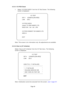 Page 49Page 49
6-3-3-1 I/O PCB Check
1. Select ‘I/O PCB CHECK’ from the I/O Test Screen. The following screen is displayed:-
Note: This screen is for information only . No adjustments are available.
6-3-3-2 How to [I/F Initialize]
Select ‘How to [I/F Initialize]’ from the I/O Test menu. The following 
screen is displayed.
Note: Initialization cannot be executed from this screen.  (see 7 page 57)
I/O TEST
DIP 4
12345678 [ON=RED]
LINKON 2
HOW TO [I / F INITIALIZE] 
***********************
* I / F INITIALIZE *
*...