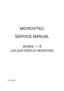 Page 1MICROVITECSERVICE MANUALSERIES—3COLOUR DISPLAY MONITORSGP0019AA2 