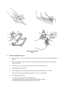 Page 18CRT Removal/InstallationFig. 22.       CRT Removal/Installation (Fig. 2)A.     Effect operations 1.A. thru G., then position monitor so that the CRT is face down on two padded supportblocks.B.      Remove two earthing screws (1), then refer to the illustrated mechanical parts section and remove thebase of the monitor.C.  Remove the four nuts (2) and large washers (3) securing CRT to cabinet facia (4).D.  Carefully withdraw CRT vertically.E.  Transfer degauss coil (5) and earthing braid (6) and scan coil...