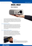 Page 1> > > > > > >
M20, M22
Mobile Projectors
The ASK Proxima M20 & M22 digital projectors are designed for teams which 
require a portable, easily shared projector with incredible ease-of-use.  With 
DisplayLink™ USB connectivity the M20 series take seconds to set up & project 
and use a much smaller cable.  Utilizing filter-free, zero maintenance DLP® with 
BrilliantColor™ technology, the M20 & M22 bring superior visual performance 
to any meeting space.
M20 - Sophisticated & intuitive
The ASK Proxima M20...
