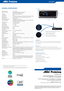 Page 2
©2007 ASK Proxima. All rights reserved. Specifications are subject to change without fur ther notice. InFocus and ASK Proxima are either trademarks or registered trademarks of InFocus Corporation in the United States and other countries. DLP, the DLP logo, and the DLP medallion are trademarks of Texas Instruments. All trademarks are used with permission or are for identification purposes only and are the proper ty of their respective companies.PART NUMBER:  825 - 0161- 00.
www.askproxima.com
InFocus...