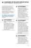 Page 499CONSIGNES DE SÉCURITÉ IMPORTANTES
LISEZ ET CONSERVEZ CES INSTRUCTIONS
49
(CONSIGNES DE SÉCURITÉ IMPORTANTESC O N S I G N E S   D E   S É C U R I T É   I M P O R T A N T E SLISEZ ET CONSERVEZ CES INSTRUCTIONSCe lave-vaisselle est livré avec des 
instructions de montage et ce 
Manuel dutilisation et dentretien. 
Lisez et assurez-vous davoir bien 
assimilé toutes les instructions avant 
dutiliser le lave-vaisselle.
Ce lave-vaisselle est conçu pour une 
utilisation jusquà une altitude de 
13 000 pieds (4000...