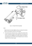 Page 16 A-55·Quick Start Guide 
 15 
15 
 
Figure 2-4 Adjust Monitoring Angle 
Note: 
Please loosen the screws slightly until you can adjust the camera without removing the screws from the bracket. 
8. This product has an electronic lens, so adjust the camera to the 
proper surveillance angle via 3-axis adjustment, then adjust the zoom and focus by logging into the web interface of the device, and adjusting it from the PTZ control interface found on the top 
header of the Live View Image Tilt Adjust Nut
Pan...