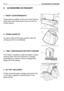 Page 45EN 44ACCESSORIES ON REQUEST
8. ACCESSORIES ON REQUEST
1. FRONT COUNTERWEIGHTS
These improve stability at the front of the machine,
particularly when being used on ground which is
mostly sloping. 
2. STONE-GUARD KIT
For use in place of the grass-catcher when the
cuttings are not to be collected.
3. “CB01” MAINTENANCE BATTERY-CHARGER
This makes it possible to keep the battery in good
working order when the machine is in storage,
guaranteeing an optimum level of charge and a
longer life to the battery.
4....