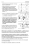 Page 43avant soit toujours plus basse de 5 - 6 mm par
rapport à la partie arrière.
– Garer la machine sur une surface plane et
contrôler la bonne pression des pneus;
– placer des cales (1) de 26 mm sous le bord
avant du plateau et de 32 mm (2) sous le bord
arrière, puis porter le levier de soulèvement en
position  «1»;
– desserrer complètement le dispositif de réglage
(3), les écrous (4 - 6 - 8) et les contre-écrous (5
- 7 - 9) des trois bielles darticulation pour
poser le plateau sur les cales;
– visser les...