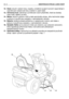 Page 912. Nože:slouží k sekání trávy; lopatky umístěné na jejich koncích napomáhají k
nasměrování odseknuté trávy směrem k zadní části.
13. Ochranný kryt: zabraňuje vymrš/ování cizích předmětů, které se dostaly
mezi nože, daleko za stroj.    
14. Motor:slouží k pohonu nožů a také samotného stroje. Jeho technické údaje
a pokyny k použití jsou popsány v samostatném návodu.
15. Baterie:dodává energii potřebnou k nastartování motoru; její údaje a
pokyny k použití jsou popsány v samostatném návodu.
16. Sedadlo...
