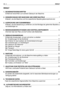 Page 3INHALT
1. SICHERHEITSVORSCHRIFTEN.................................................................................. 3
Enthält die Vorschriften zum sicheren Gebrauch der Maschine
2.  KENNZEICHNUNG DER MASCHINE UND IHRER BAUTEILE  ................................. 7
Erläutert, wie die Maschine und ihre wesentlichen Bauteile gekennzeichnet sind
3. AUSPACKUNG UND ZUSAMMENBAU ...................................................................... 9
Erläutert, wie die Verpackung zu entfernen und die Montage der...