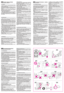 Page 4VEILIGHEIDSVOORSCHRIFTENVOOR GEBRUIK ZORGVULDIG DOORLEZEN
1) Lees de gebruiksaanwijzing aandachtig door. Zorg dat u ver-
trouwd raakt met de bedieningsknoppen en u in staat bent de gras-
maaier op de juiste wijze te gebruiken. Leer hoe u de motor snel kunt
uitschakelen.
2) Gebruik de grasmaaier uitsluitend voor het doel waarvoor hij is
bestemd, dat wil zeggen voor het maaien en het opvangen van gras.
Ieder doel waarvoor de grasmaaier wordt gebruikt dat niet uitdruk-
kelijk in de gebruiksaanwijzing wordt...