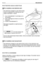 Page 356.4.3 ELEKTRISK ANLEGG OG BESKYTTELSE
For modellene med elektrisk start:
Det elektriske anlegget og det elektroniske
kortet er beskyttet av en sikring som kan
utløse motorstans. I så fall:
1. ta av motordekslet (1) ved hjelp av en
skrutrekker;
2. bytt ut sikringen (2) med en av samme
kapasitet;
3. monter motordekselet (1). 
Sikringens kapasitet er angitt på selve
sikringen.
En brent sikring må
alltid byttes ut med en som er lik.
Hvis du ikke skulle klare å fjerne feilen, må du ta kontakt med et...