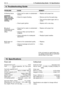 Page 33EN 169. Troubleshooting Guide / 10. Specifications
Power unit:
Displacement (cm
3): ..................................... 62.0
Fuel: .............. Mixture (gasoline, 50; Two-cycle
oil 1)
Fuel tank capacity (cm
3): .............................. 670
Chain oil: ....................... Motor oil SAE# 10W-30
Oil tank capacity (cm
3): ................................. 350
Carburetor: .............................. Walbro HDA type
Ignition system:  .......................... Pointless (CDl)
Spark plug:...