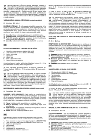 Page 1513
Neizmest elektrisko aprĪkojumu sadzīves atkritumos! Saskaņā arEiropas Direktīvu par lietotajām elektroiekārtām, elektronikas iekārtām2002/96/EG un tās iekĮaušanu valsts likundošanā lietotās elektriskaisi aprīkojumsr jāsavāc atsevišķi un jānogādā otrreizējai pārstrādei vidi saudzē-jošā veidā.  Ja elektroiekārtas ir izmestas izgāztuvē vai dabā, kaitīgas vielasvar sasniegt gruntsūdeņus un iekļauties pārtikas ķēdē, pasliktinot jūsuveselību un labsajūtu. Papildus informācijas saņemšanai par šī...