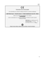 Page 5555
Declaração CE de conformidade
GGP ITALY S.p.A. - Via del Lavoro, 6 - 31033 Castelfranco V.to (TV) - ITALY
Atenção: antes de utilizar o aparelho, leia com atenção o manual de instruções.
GGP ITALYSPACastelfranco V.to (TV)
Amministratore delegato
Dott. Maurizio Ferrari
Em conformidade com a Directiva de Máquinas 98/37/CE e sucessivas modificações
declara, sob a própria responsabilidade, que a máquina: 
PODADEIRA
está em conformidade com os requisitos de segurança e protecção da saúde consoante
a...