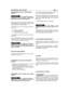 Page 37SHARPENING THE 3 OR 4-POINT BLADE(Fig. 22)
Use protective gloves. Ifsharpening is done without removing theblade, disconnect the spark plug cap.
Sharpening must be done taking account of thetype of blade and cutting edges, using a flat fileand working all the points equally.
The references for correct sharpening are givenin Fig. 23:
A = Incorrect sharpeningB = Sharpening limitsC = Incorrect and unequal angles
It is important to retain the correct balance aftersharpening.
3 or 4-point blades can be used...