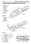 Page 1342IDENTIFIERING AV MASKINEN OCH DESS DELARSV
1. Motor 
2. Skärsystem (skärblad)
3. Skyddsplatta vid klippning 
4. Främre handtag
5. Bakre handtag
6. Kommando för att frisälladet bakre handtaget  
7. Tanklock blandning
8. Startknapp
9. Skärbladskydd 
10. Märkplåt 
KOMMANDON 
11. Strömbrytare för att stoppa motorn  
12. Kommando för skärblad(Gasreglage) 
13. Gasreglageskydd
14. Choke
1. IDENTIFIERING AV MASKINEN OCH DESS DELAR
1
4
56
78
9
32
10
11
12
13
14
MÄRKPLÅT 
10.1) CE-märke enligt maskindirektiv...