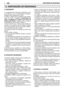 Page 944DISPOSIÇÕES DE SEGURANÇAPT
A) TREINAMENTO 
1) Ler atentamente as instruções. Familiarizar-se com os comandos e com o uso apropriado da máquina.Aprender a parar rapidamente o motor.2) Utilizar a máquina para a finalidade à qual é desti-nada, isto é para   “o corte e a regularização de sebes, constituídas por arbustos com ramos depequenas dimensões” . Qualquer outro uso pode vir a ser perigoso e causar danos à máquina.3) Nunca permitir que a máquina seja utilizada porcrianças ou por pessoas que não tenham...