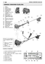 Page 135HR134OZNAKA OSNOVNIH DIJELOVA
1) Motor
2) Svjećica
3) Ručica startera
4) Poluga startera
5) Prigušnik (čok)
6) Zračni filter
7) Poklopac spremnika
za gorivo
8) Stražnji rukohvat
9) Ručica gasa
10) Sigurnosna poluga
11) START/STOP sklop-
ka
12) Spojnica naramenice
13) Sigurnosni distancio-
ner
14) Pogonska osovina 
15) Prednji rukohvat
16) Prednji štitnik
17) Transmisijska glava
18) Rezna glava s naj-
lonskom niti
19) Rezni disk
20) Pločica s podacima
OZNAKA OSNOVNIH DIJELOVA
Kosilica  s  niti...