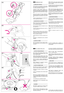 Page 1NORMAS DE USO
Introducir en los agujeros la parte inferior
del mango (1) prestando atención a introducir-
la a fondo hasta advertir el enganche. 
Introducir la parte superior derecha (2) e
izquierda (3) del mango en los respectivos agu-
jeros de la empuñadura (4) prestando atención
a introducirlas a fondo hasta advertir el engan-
che.
Fijar las dos partes del mango mediante los
pequeños pomos (5) y el conjunto de tornillos
que encontrará en la confección, como se indi-
ca.
Colocar el sujetacables (6) en...