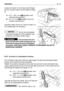 Page 50Lossa på muttern (1) som låser fast stången
(2) och vrid på muttern (3) tills fjäderns längd
är: 
A= 47,5 - 49,5  mm (Modeller med
mekanisk transmission)
B= 45 - 47  mm (Modeller med hyd-
rostatisk transmission)
uppmätt mellan brickorna. Vrid åt muttern (1)
när inställningen har avslutats.
För att inte överbelasta
bromsanordningen får inte avståndet vara
kortare än vad dessa värden anger.
Om bromsen inte fun-
gerar korrekt efter detta ingrepp ska ett
Auktoriserat Servicecenter omedelbart
kontaktas. GÖR...