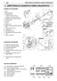 Page 87PL
GŁÓWNE CZ ŚCI SKŁADOWE
1. Silnik
2. Wałek obrotowy
3. Urządzenie tnące
a. Ostrze z 3 lub 4 końcami
b. Głowica z drutem nylonowym
4. Zabezpieczenie urządzenia tnacego
5. Uchwyt przedni
6. Ochrona
7. Uchwyt
8. Uchwyt tylny
9.
Miejsce zaczepienia (systemu zawiesze-
nia)
10. Tabliczka znamionowa
11. Zawieszenie
12. Przekładnia kątowa
13.
Zabezpieczenie ostrza (przy transpor-
cie)
14. Świeca zapłonowa
STEROWANIE I NAPEŁNIANIE
21. Wyłącznik zatrzymania silnika
22. Przycisk przyspiesznika (gazu)
23. Blokada...