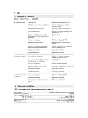 Page 668EL
™À¡√¶Δπ∫∞ ™Δ√πÃ∂π∞ ∞¡∂º√¢π∞™ªø¡ ∫∞π ∞¡Δ∞§§∞∫Δπ∫ø¡
Δ‡Ô˜ ‚ÂÓ˙›ÓË˜ ................................................................................·ÌﬁÏ˘‚‰Ë (Ú¿ÛÈÓË) ÙÔ˘Ï¿¯ÈÛÙÔÓ 90 ÔÎÙ·Ó›ˆÓÃˆÚËÙÈÎﬁÙËÙ· ÚÂ˙ÂÚ‚Ô˘¿Ú.................................................................................................................. 1,2 Ï›ÙÚ·§¿‰È ÎÈÓËÙ‹Ú·:·ﬁ 5 ¤ˆ˜ 35 ÆC................................................................................................................SAE 30·ﬁ -15 ¤ˆ˜ +5 ÆC...