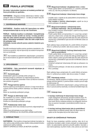 Page 8179
PRAVILA UPO TREB E
Za motor iakumulator (zavisnoodmodela) pročitati nji]
hove priručnike zaupotrebu\ \
NAPOMENA ]SDa?aFB= AzE=đuI=>=I=F;ABa Azt=Csta AG