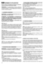 Page 2422
NORMES D’UTILISATION
Pour le moteur et la batterie (si prévue), lire attentive-
ment les manuels d’instructions relatifs.
REMARQUE- La correspondance entre les références
contenues dans le texte et les figures respectives (qui se
trouvent aux pages  2 - 3) est indiquée par le numéro qui
précède chaque paragraphe.
REMARQUE – La machine peut être fournie avec cer-
tains composants déjà montés.
ATTENTION – Le désemballage et lachèvement du
montage doivent être effectués sur une surface plane
et solide,...