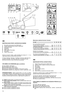 Page 18IDENTIFIKACIJSKA ETIKETA I SASTAVNI DELOVI MAŠINE 
1. Nivo jačine zvuka prema normi 2000/14/CE  2. Oznaka podobnosti prema smjernici 2006/42/EZ 3. Godina proizvodnje 4. Tip kosilice 5. Matični broj 6. Naziv i adresa Proizvođača 7. Kod Artikla 8. Snaga i brzina motora  
Odmah po kupovini mašine, upišite identifikacione brojeve (3 - 5 - 6) u odgovarajuća polja na zadnjoj stranici priručnika. 
11. Šasija12.Motor13.Sječivo14.Štitnik od kamenja14a.Bočni bra- nik (ako je predviđen)...
