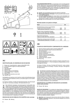 Page 8IDEN TIäbICA TIEL ABEL ENONDERD ELENVAN DE MACHINE
1