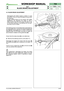 Page 15© by GLOBAL GARDEN PRODUCTS
72
4.2.1
BLADE BRAKE ADJUSTMENT



1 / 1
WORKSHOP MANUAL
page from 
1998to  ••••
3/2003
4.2 BLADE BRAKE ADJUSTMENT
Disengaging the blade causes a brake to come
into action. This is to stop the blade turning within
five seconds.
Longer braking times do not comply with safety
regulations, but adjusting the brake so that it
stops quicker than this can cause the belt to slip
on the shoe resulting in overheating with the typi-
cal smell of burnt rubber.
The braking power on...