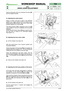 Page 19there is a free play of 0.5 mm between the shoe (10)
and the release rod (11).
C) Adjusting the clutch device
When in motion, the lever is held in the selected
position by a clutch device which is made up of a
sliding sector 
(12)between two friction discs (13),
pressed together by a spring 
(14).
The spring tension 
(14)is adjusted at the nut (15)
until a length of 18 mm is obtained with the pedal
released.
Check that the friction discs 
(13)are in good condi-
tion and with no traces of oil. Otherwise...