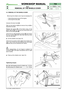 Page 315.3 REMOVAL OF THE WHEELS COVER
Removing the wheels cover may be necessary for:
–improving access around the engine,
–removing the rear plate.
Unscrew the lever knob (2).
Take out the split pin 
(3)and remove the pin (4)to
dismantle the seat.
Release the spring 
(5)of the fixed cover of the
grass-catcher 
(6), by undoing the screws (7)which
hold on the small plate 
(8).
Undo the two self-threading screws 
(9)and loosen
the two screws 
(10)with nuts that hold the cover
onto the rear plate.
Lift the...