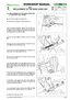 Page 516.9 REPLACEMENT OF THE DRIVE LEVER UNIT
( ➤hydrostatic drive models)
Lift up the wheels cover [see 2.5].
Remove the collector channel [see 5.5]
With the pedal released, detach the rod 
(1)con-
necting to the rear axle by unscrewing the nut of the
pin 
(2), and the rod (3)connecting to the pedal by
unscrewing the nut of the pin 
(4).
Unhook the barrel 
(5)and detach the return cable
(6).
Unscrew the two screws 
(11)and remove the sup-
port 
(10)with the whole lever unit.
The whole unit (Code 84066000/0)...