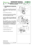 Page 546.11 REPLACEMENT OF THE FRICTION DISCS
FOR CLUTCH DEVICE
( ➤hydrostatic drive
models)
The friction discs can lose efficiency if they get dirty
with oil or grease, or if they are accidentally lubricat-
ed by the user, in which case they must be
replaced.
Lift the wheels cover [see 2.5].
Unscrew the nut 
(1)and dismantle the pin (2)from
the lever 
(3). By unscrewing the nut(4), you can
take out the spring 
(5)and the lever (3).
Loosen the nut 
(6)so that the sector (7)can slide
along and be taken off the...