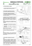 Page 144.3 REGOLAZIONE DEL FRENO
La diminuita capacità frenante si recupera tramite
la regolazione della molla dell’asta del freno.
➤Nei modelli a trasmissione meccanica:
Smontare il serbatoio carburante [vedi 5.4].
➤Nei modelli a trasmissione idrostatica: 
La regolazione si effettua per mezzo di una chia-
ve a tubo, attraverso l’apposito foro 
(1)previsto
sulla piastra posteriore.
La registrazione deve essere eseguita con il freno di
stazionamento inserito e consiste nel riportare la
lunghezza della molla...