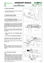 Page 14© by GLOBAL GARDEN PRODUCTS
4.3 BRAKE ADJUSTMENT
Reduced braking power is corrected by adjusting
the spring on the brake rod.
➤In mechanical drive models:
Remove the fuel tank [see 5.4].
➤In the hydrostatic drive models: 
Use a socket spanner to make the adjustment
through the hole 
(1) on the rear plate.
The adjustment is to be made with the parking
brake engaged and consists of altering the length of
the spring 
(2)to the best measurement. The braking
capacity is increased by screwing the nut down on...