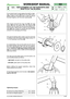 Page 47If you should want to just replace the shaft or bear-
ings, remove the key 
(13)and hit the shaft with a
plastic mallet on the pulley side in order to remove
the shaft together with the lower bearing 
(14).
After having removed the snap ring 
(15), the dust
cover 
(16)and the spline(17), the bearing(14)
splined onto the shaft can be removed using a nor-
mal extractor, taking care to close up the threaded
hole 
(18)with a screw to prevent the point of the
extractor from damaging the thread.
The second...