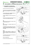 Page 496.11 REPLACEMENT OF THE BRAKE PADS
AND DISC (
➤In mechanical drive models)
Remove the left-hand rear wheel [see 6.1].
Disconnect the control rod 
(1)from the lever(2)and
undo the two screws
(3)which hold on the support
(4).
The support
(4)contains a pad (5a)separated from
the control pistons
(6)by a plate(7).
The other pad
(5b)can be reached by taking off the
disc 
(8). 
If there is oil on the pads, clean with solvent and go
over them with fine-grade abrasive paper.
Both pads should be replaced if the...