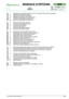 Page 33/2006
4.51Regolazione del pedale della trazione (➤nei modelli a trasmissione idrostatica)
4.60Allineamento del piatto di taglio
4.70Regolazione del gioco dello sterzo
4.80Regolazione della geometria dello sterzo
4.90Controllo dell’allineamento delle lame 
4.100Affilatura ed equilibratura delle lame
5.10Rimozione del cofano anteriore 
5.20Rimozione delle coperture ruote
5.30Rimozione del serbatoio
5.41Rimozione del motore
5.50Rimozione dell’asse posteriore
5.6 0Rimozione del piatto di taglio...